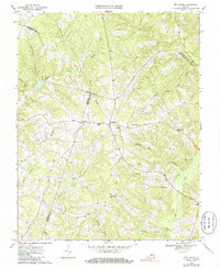 Red House 1968 topographic map thumbnail
