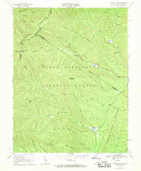 Reddish Knob 1967 topographic map thumbnail