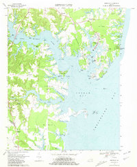 Reedville 1968 topographic map thumbnail