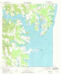 Reedville 1968 topographic map thumbnail
