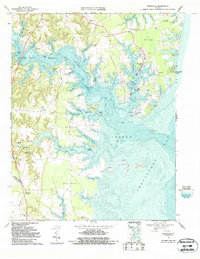 Reedville 1968 topographic map thumbnail