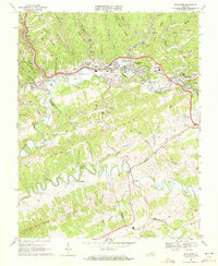 Richlands 1968 topographic map thumbnail