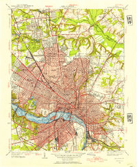 Richmond 1934 topographic map thumbnail