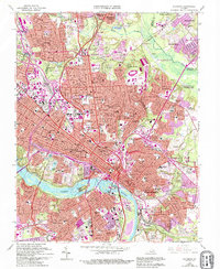 Richmond 1964 topographic map thumbnail