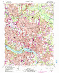 Richmond 1964 topographic map thumbnail