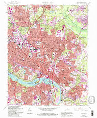 Richmond 1964 topographic map thumbnail