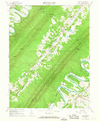 Rileyville 1966 topographic map thumbnail