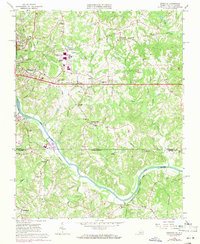 Ringgold 1965 topographic map thumbnail
