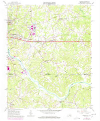 Ringgold 1965 topographic map thumbnail