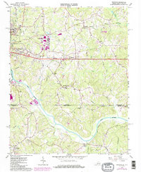 Ringgold 1965 topographic map thumbnail