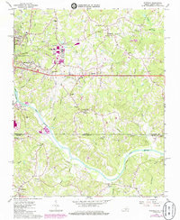 Ringgold 1965 topographic map thumbnail