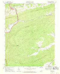 Rocky Gap 1968 topographic map thumbnail
