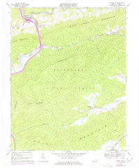 Rocky Gap 1968 topographic map thumbnail