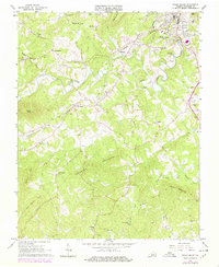 Rocky Mount 1965 topographic map thumbnail