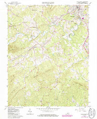 Rocky Mount 1965 topographic map thumbnail