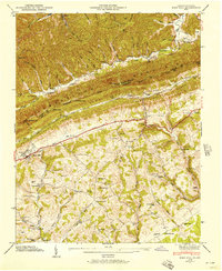 Rose Hill 1946 topographic map thumbnail