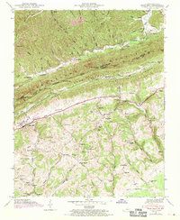 Rose Hill 1946 topographic map thumbnail
