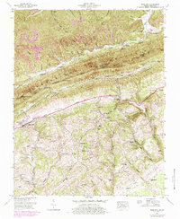 Rose Hill 1946 topographic map thumbnail
