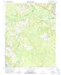 Roxbury 1965 topographic map thumbnail