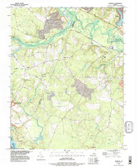 Roxbury 1994 topographic map thumbnail