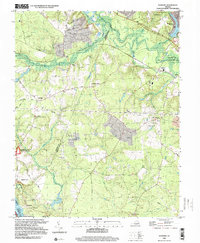 Roxbury 1999 topographic map thumbnail