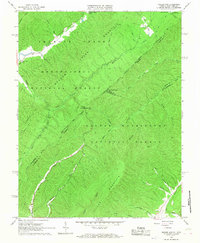 Rucker Gap 1966 topographic map thumbnail