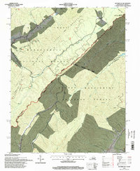 Rucker Gap 1995 topographic map thumbnail