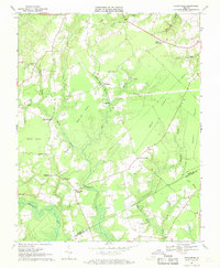 Runnymede 1968 topographic map thumbnail
