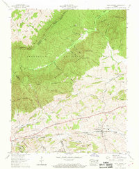 Rural Retreat 1959 topographic map thumbnail
