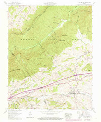 Rural Retreat 1959 topographic map preview