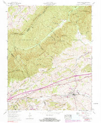 Rural Retreat 1959 topographic map thumbnail