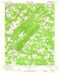 Rustburg 1963 topographic map preview