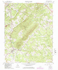 Rustburg 1963 topographic map preview