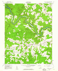 Salem Church 1943 topographic map preview