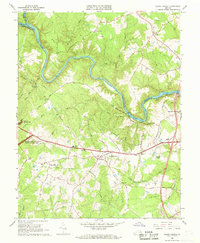 Salem Church 1966 topographic map thumbnail