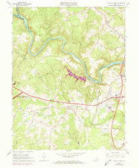 Salem Church 1966 topographic map thumbnail
