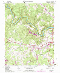 Salem Church 1966 topographic map preview