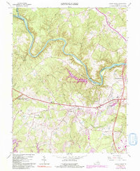 Salem Church 1966 topographic map preview