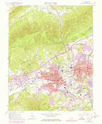 Salem 1963 topographic map thumbnail