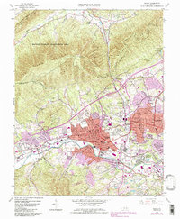 Salem 1963 topographic map thumbnail