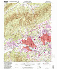 Salem 1994 topographic map thumbnail