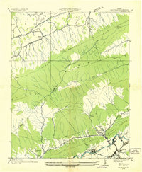 Saltville 1935 topographic map thumbnail