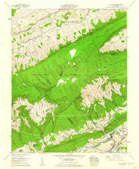 Saltville 1958 topographic map thumbnail