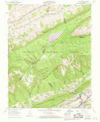 Saltville 1958 topographic map thumbnail