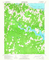 Saluda 1965 topographic map preview