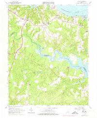 Saluda 1965 topographic map thumbnail