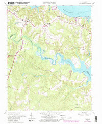 Saluda 1965 topographic map thumbnail
