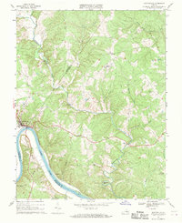 Scottsville 1967 topographic map thumbnail