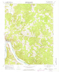 Scottsville 1967 topographic map thumbnail