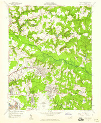 Seven Pines 1956 topographic map thumbnail